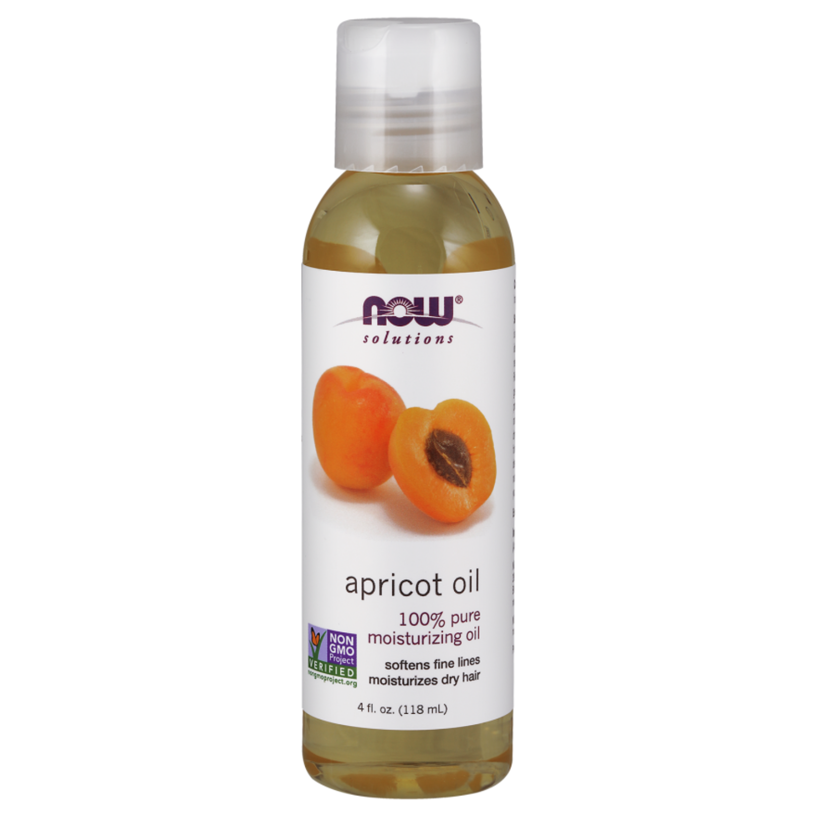 Now Apricot Kernel Oil 118ml 100% Pure